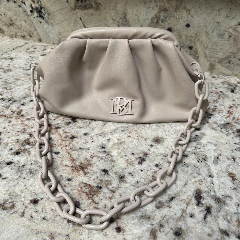 Badgley Mischka Neutral Shoulder Bag / Clutch Purse Handbag